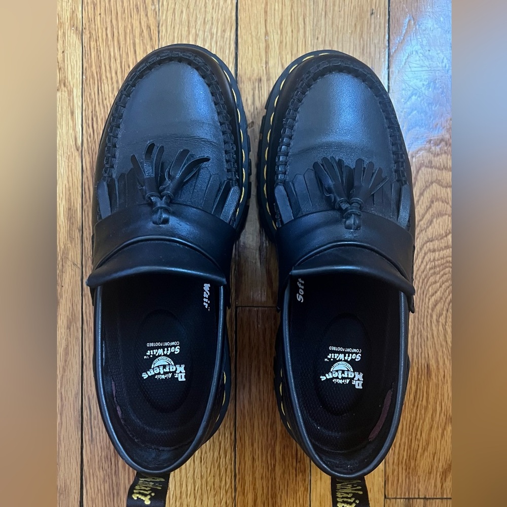 Dr. Martens Black Tassel Loafers